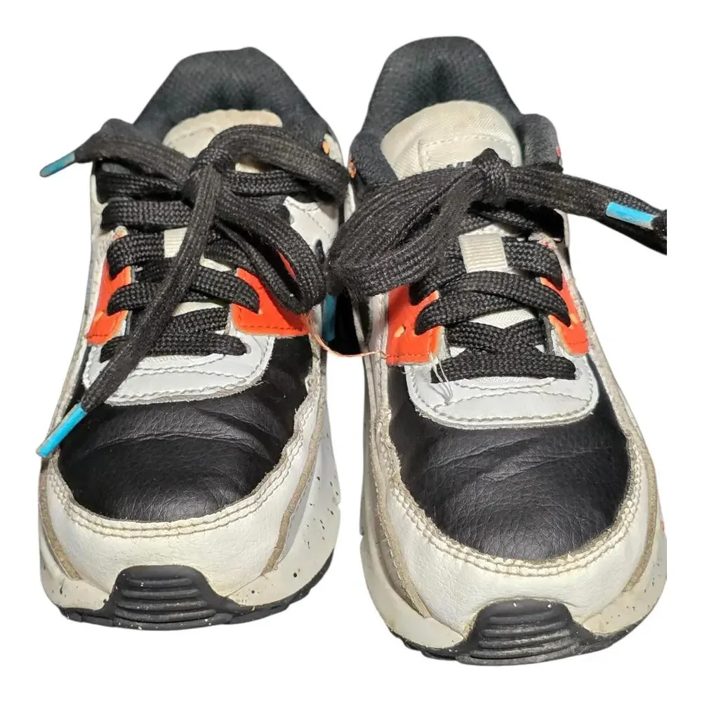 Nike Air Max 90 Kids‎ 7C Black White Infrared Sneakers Toddler Shoes